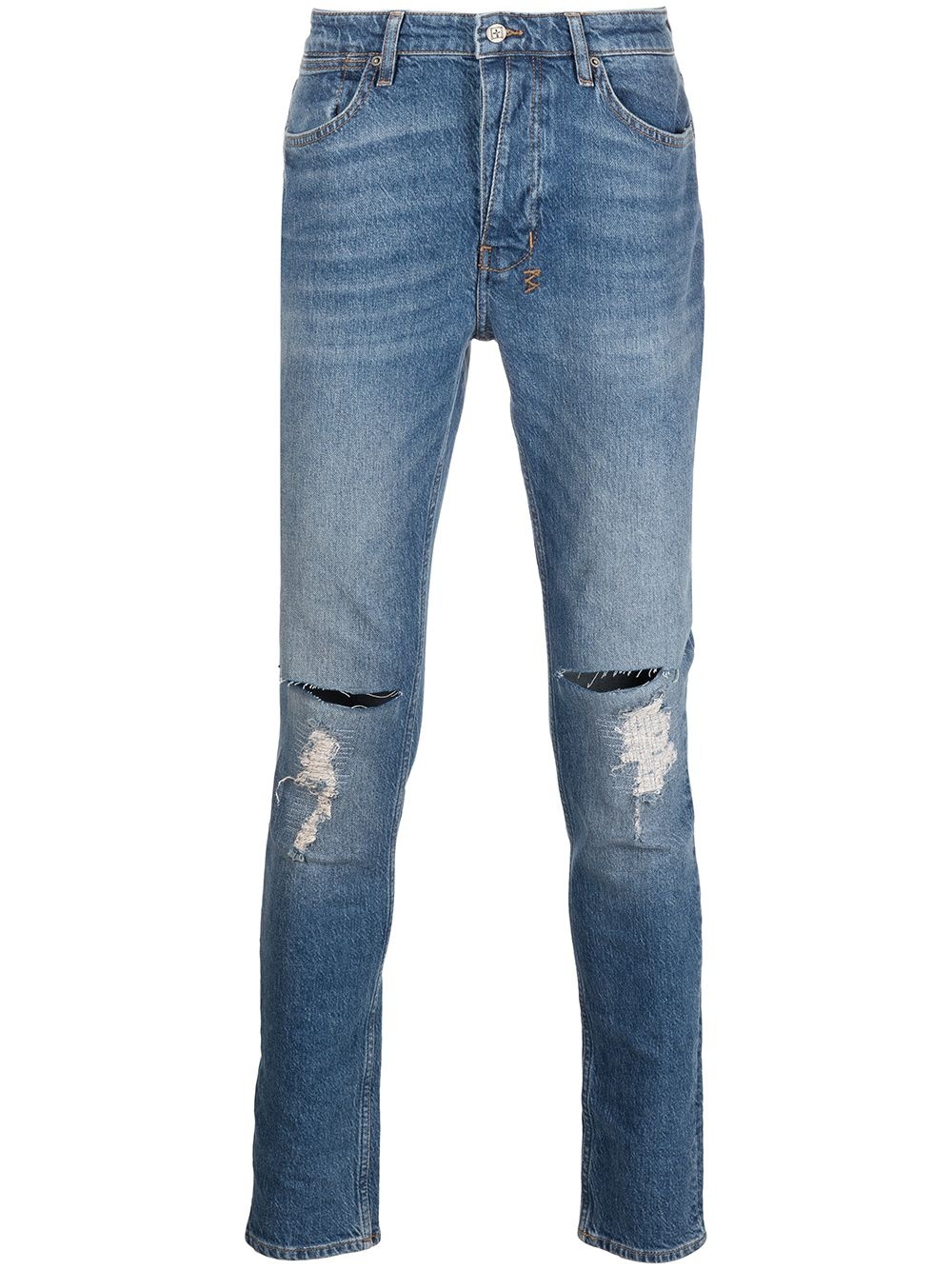 Van Winkle distressed skinny jeans - 1