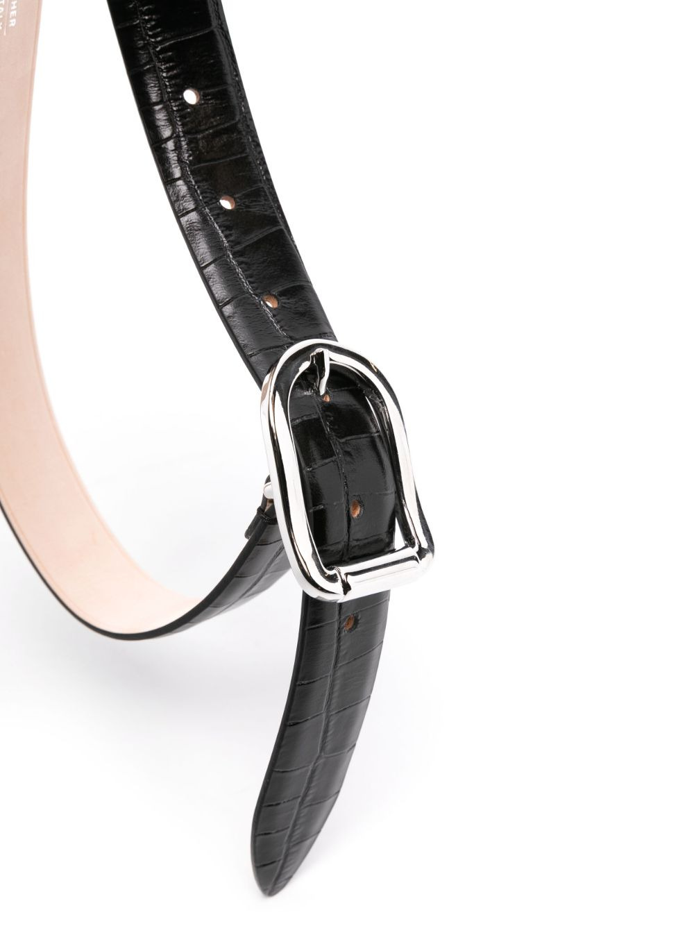 Mija crocodile-effect belt - 2