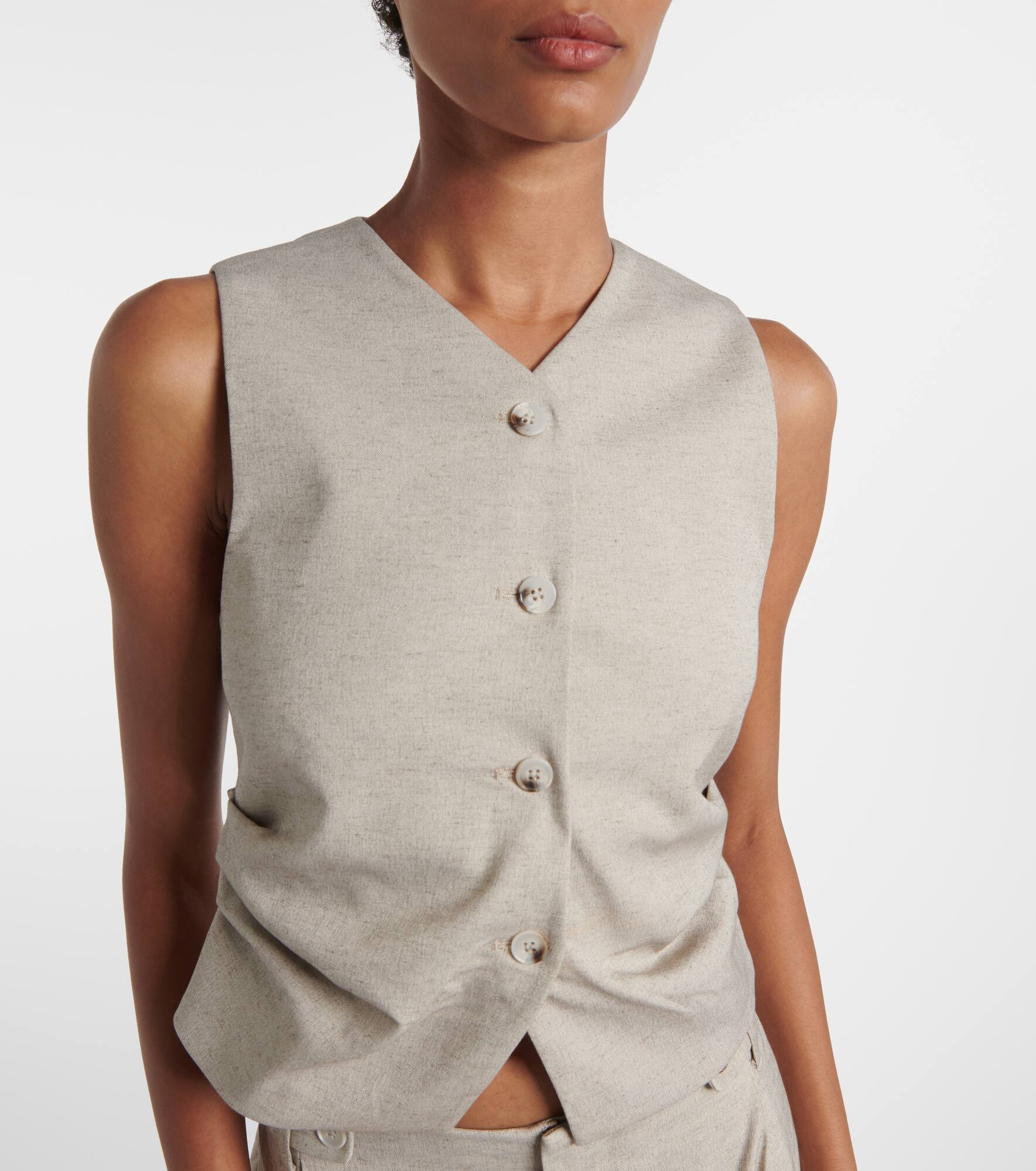 Leone draped vest - 4