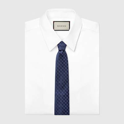 GUCCI GG pattern silk tie outlook