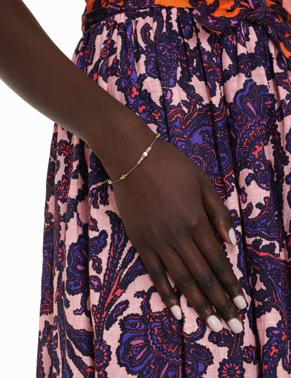SMALL CORD BEAD BRACELET - 4
