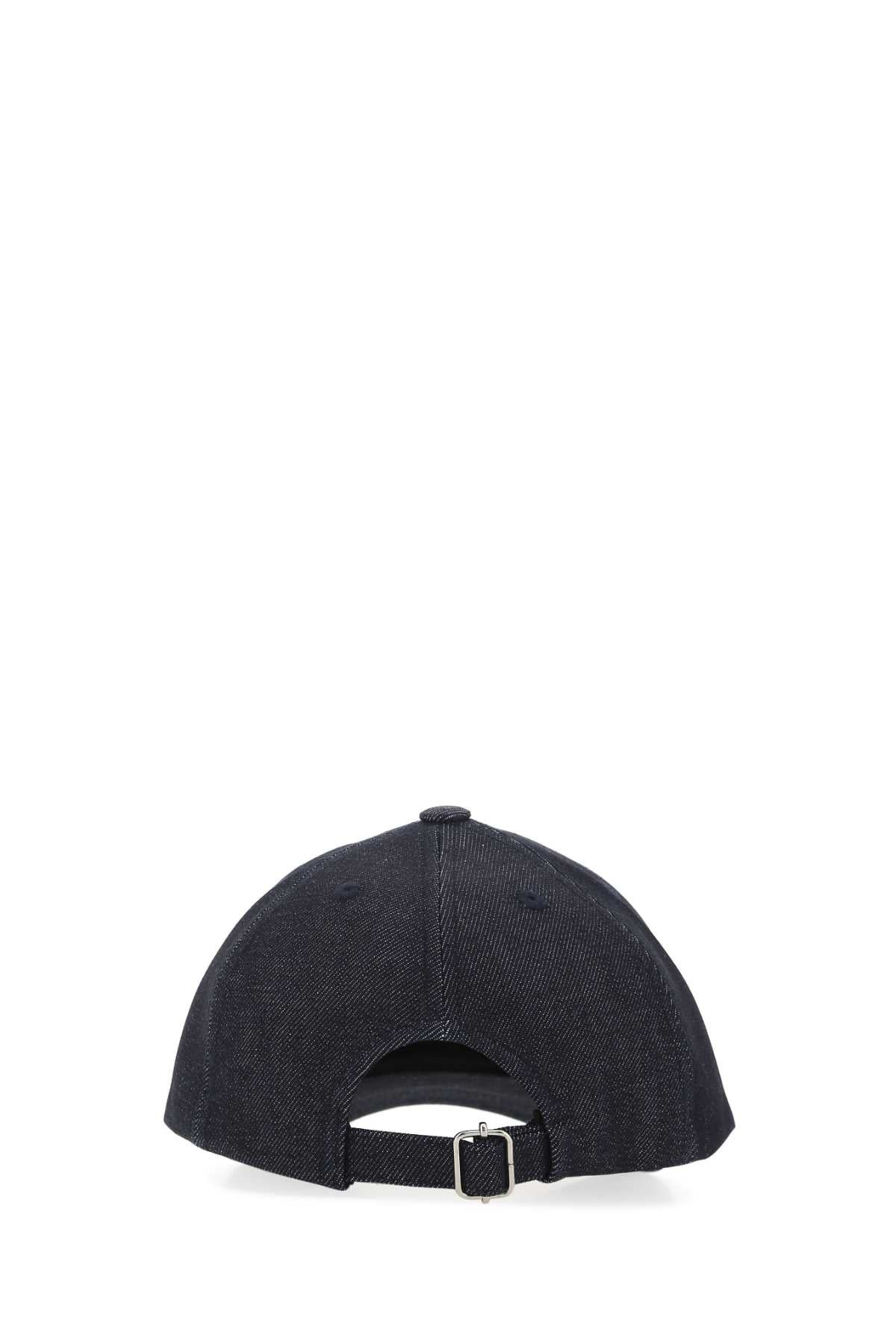 A.P.C. Men Denim Baseball Cap - 3