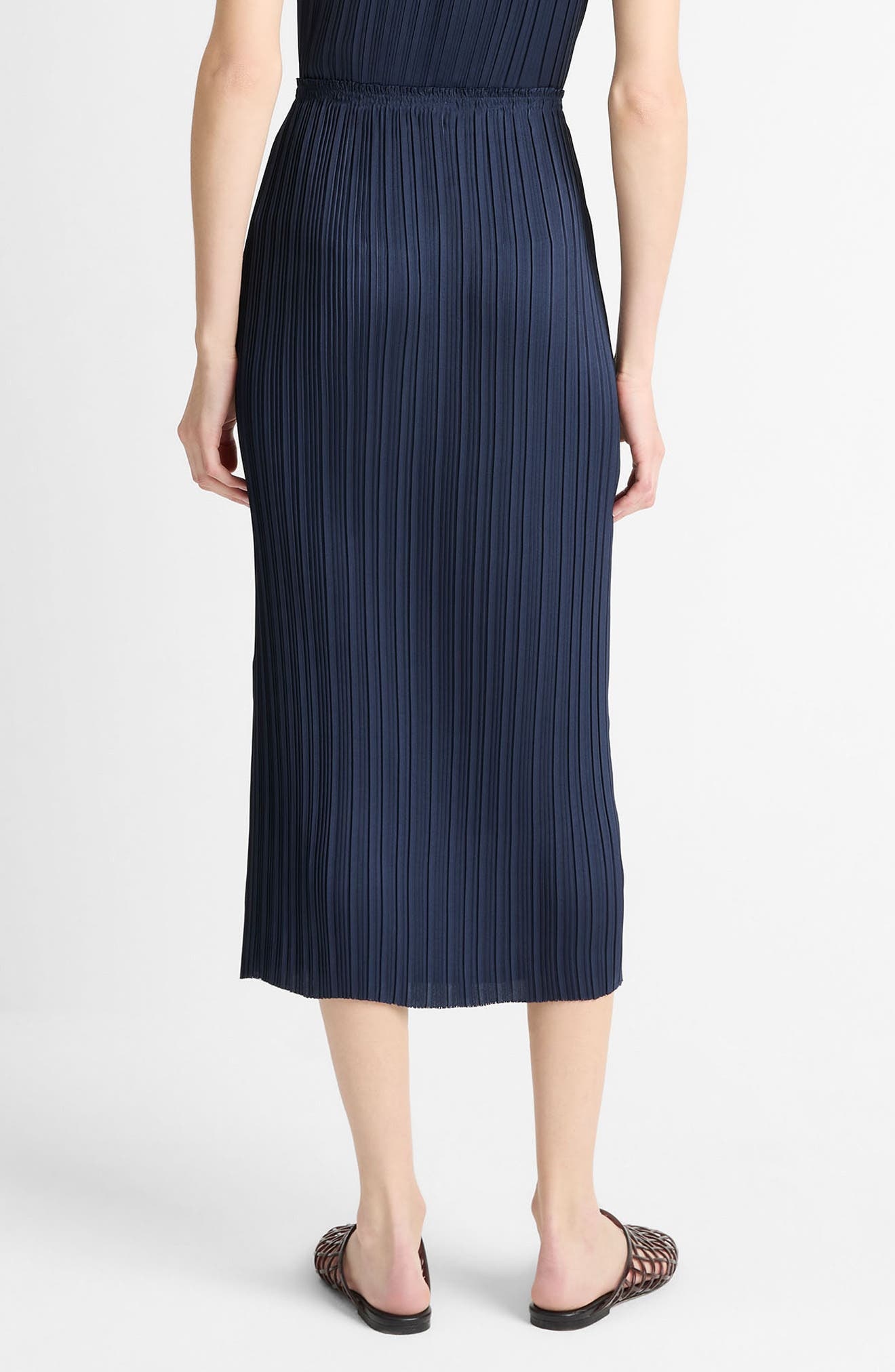 Vince Pleat Skirt in Coastal Blue at Nordstrom - 2