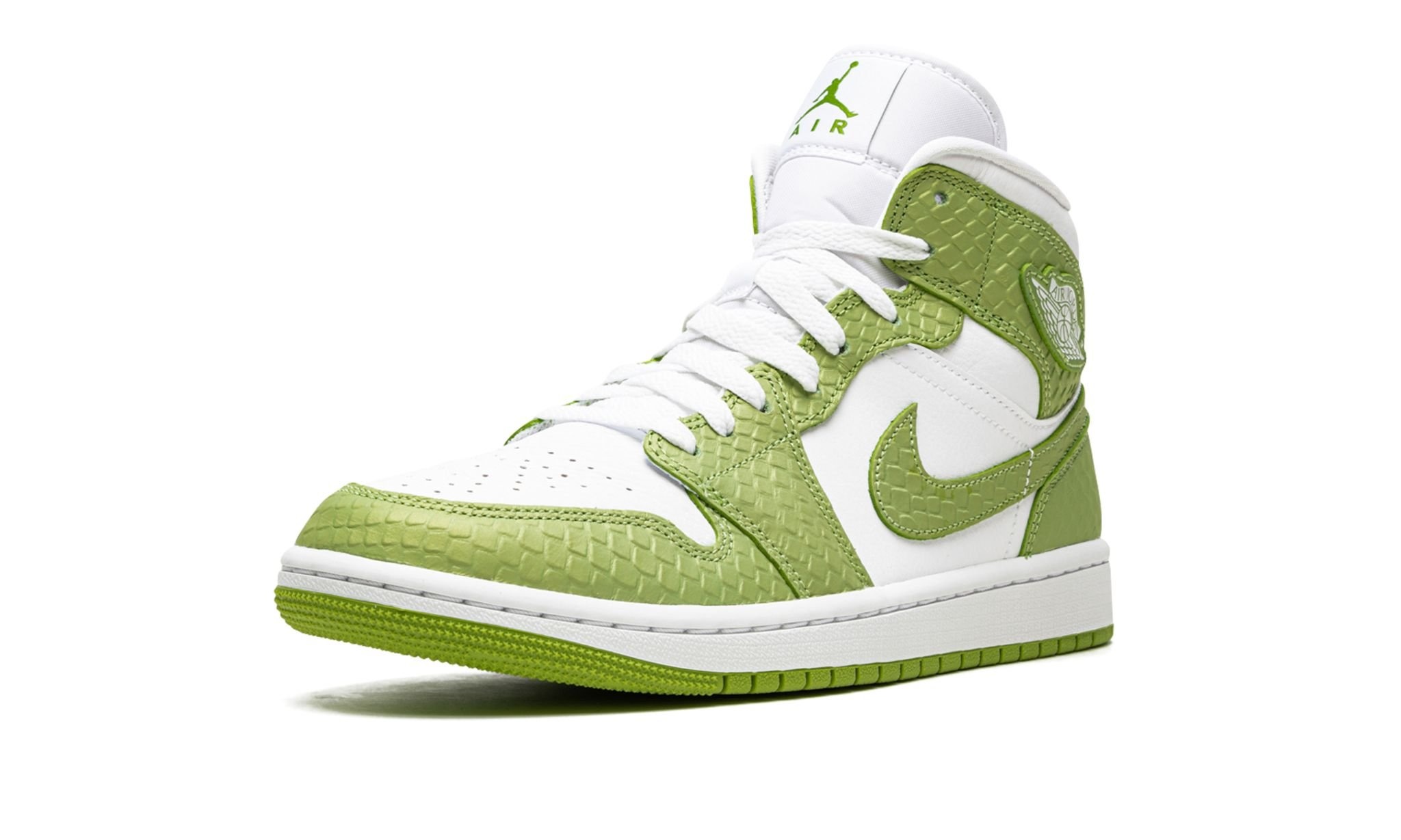 Wmns Air Jordan 1 Mid SE "Green Python" - 4