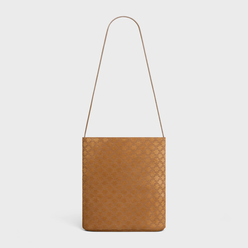 BUCKET in SUEDE CALFSKIN WITH TRIOMPHE ALL OVER 6