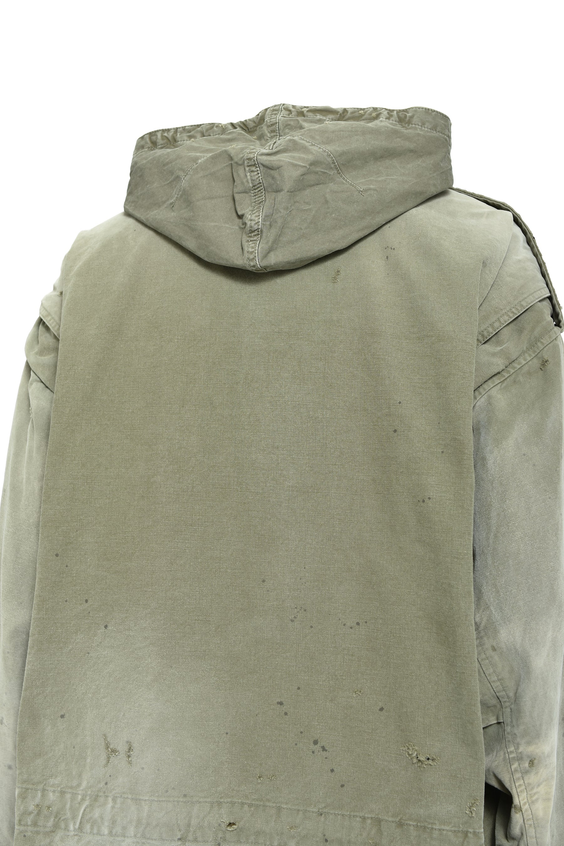 DISTRESSED M-65 JACKET / KHA - 9