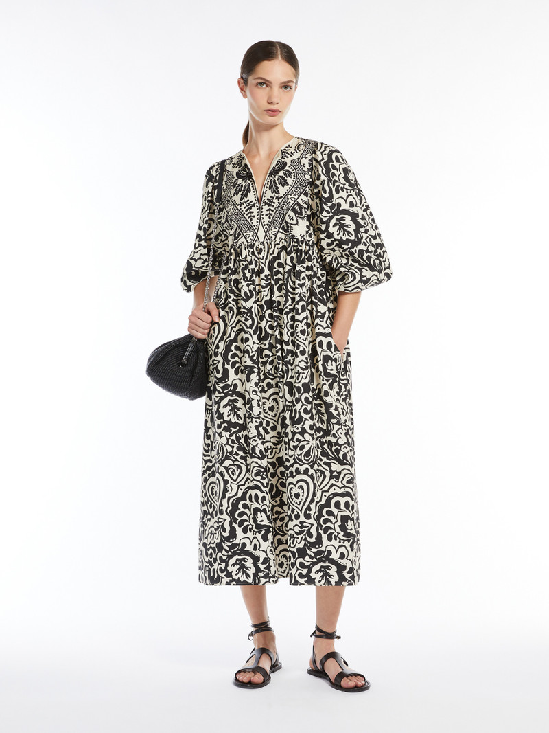 WEEKEND Max Mara ANZIO Dress in printed poplin outlook