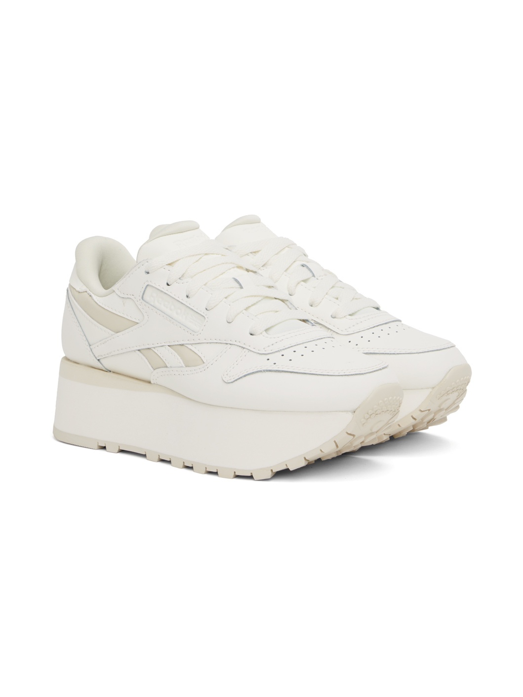 Off-White Classic Leather Triple Lift Sneakers - 4