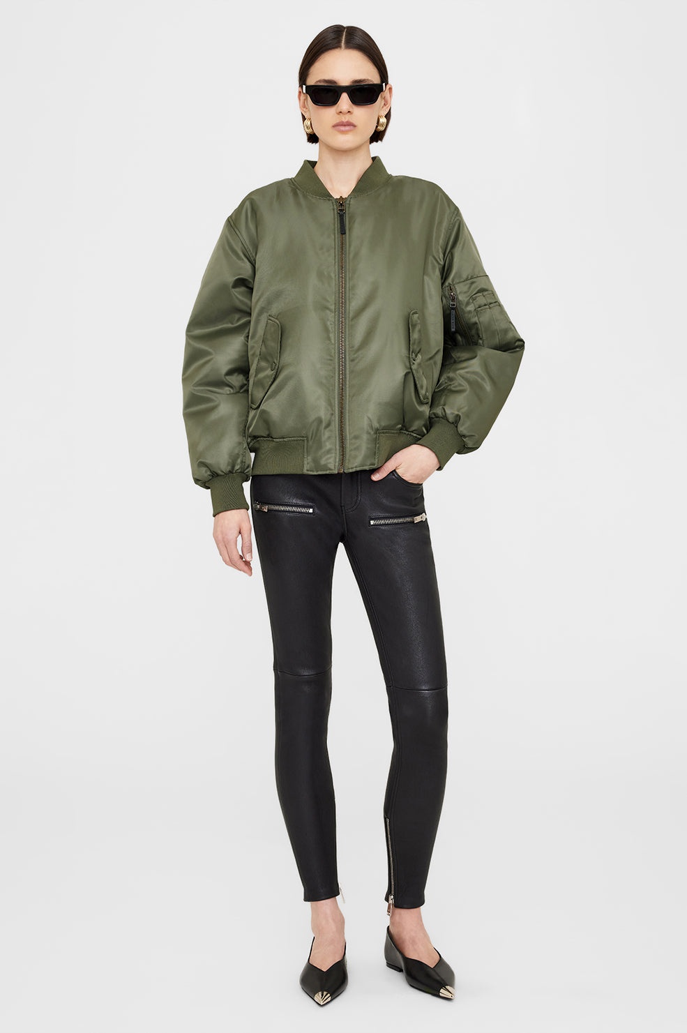 Leon Bomber - Army Green - 5