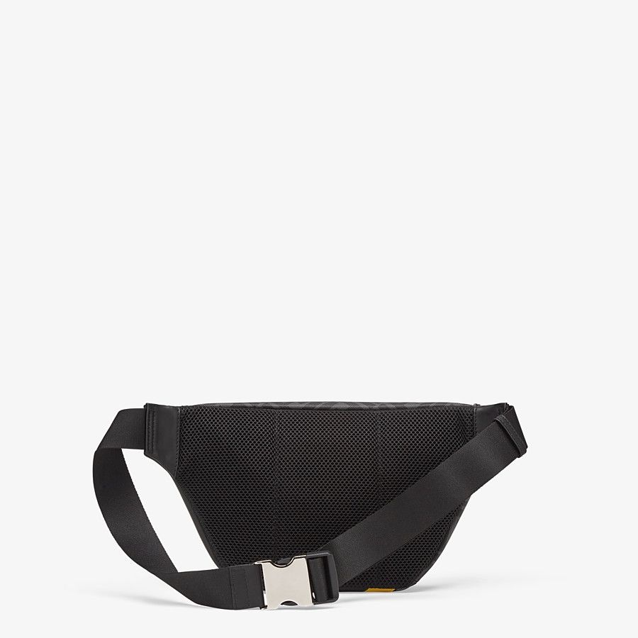 Gray fabric belt bag - 3