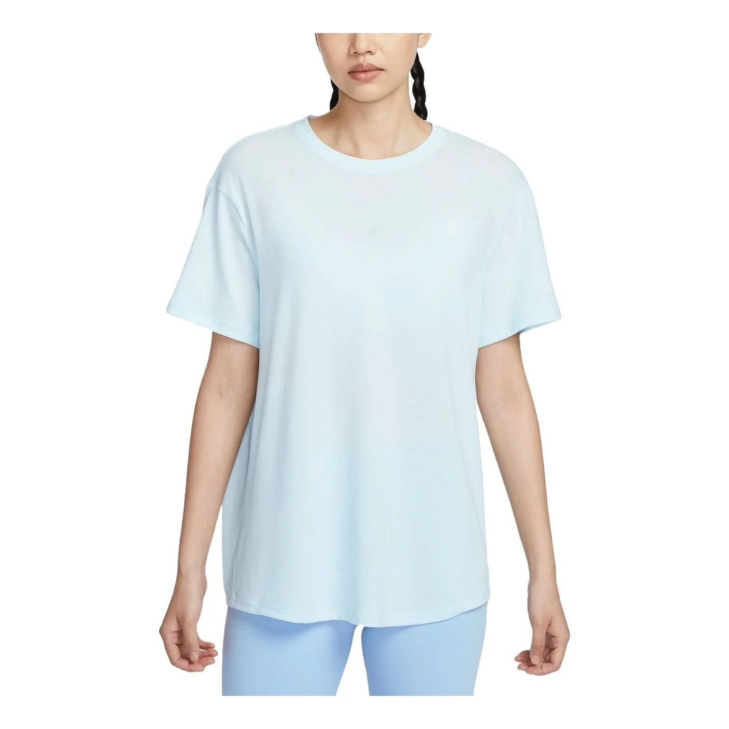 (WMNS) Nike One Relaxed Dri-FIT T-shirt Asia Sizing 'Ice Blue' FN2815-474 - 1