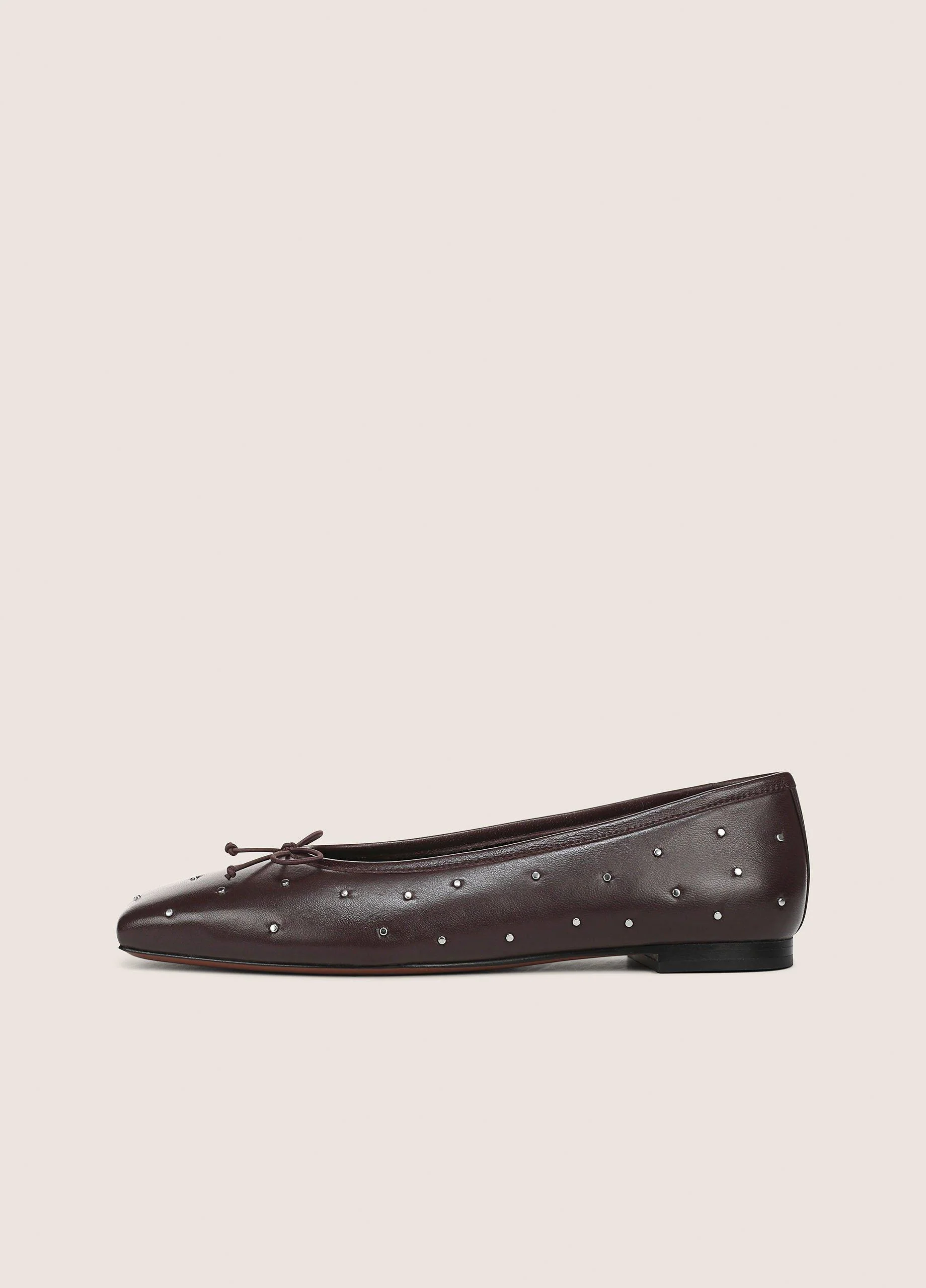 Darla Studded Leather Ballet Flat - 1