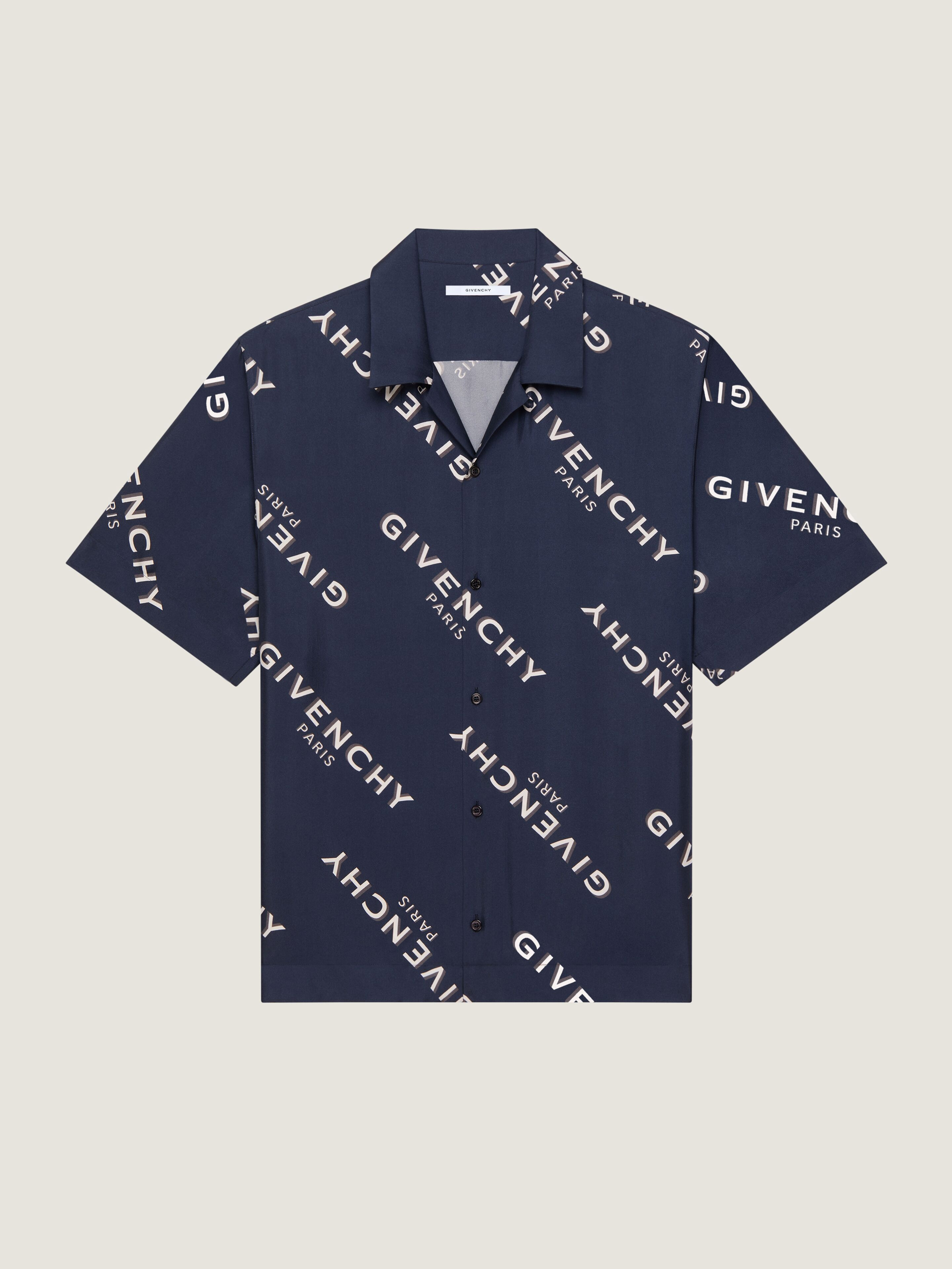 GIVENCHY SHADOW PRINTED SHIRT IN SILK - 1