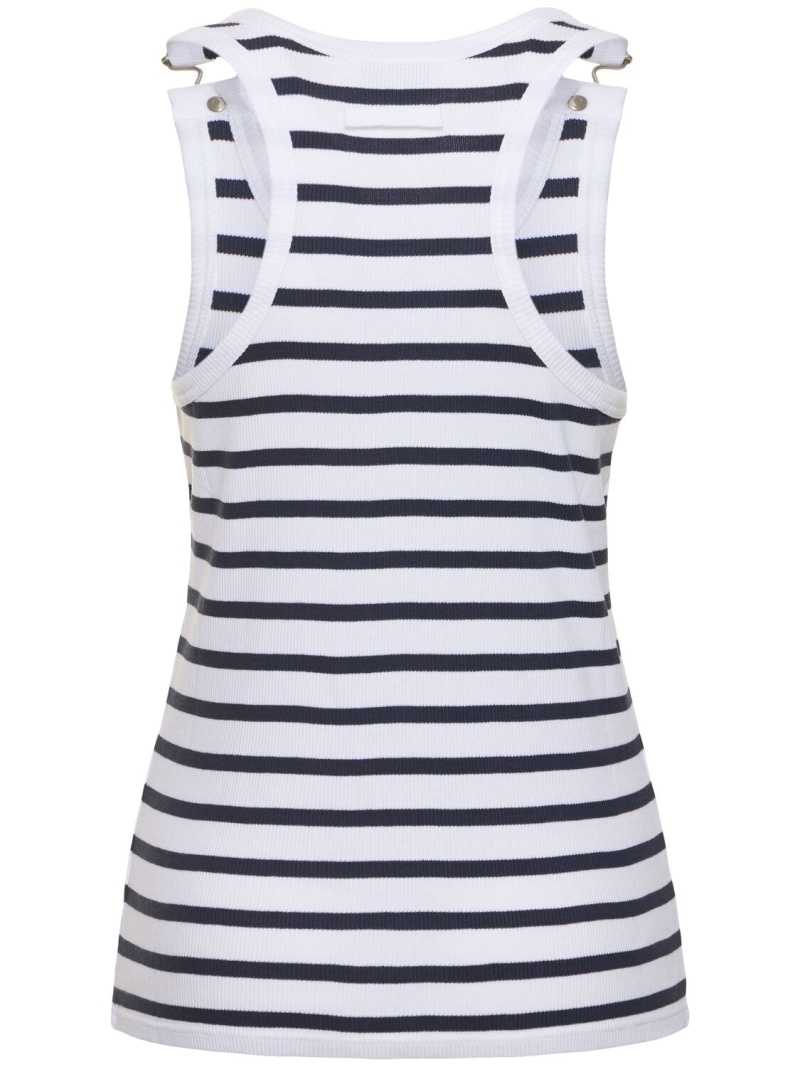 Ribbed mariniere tank top - 5