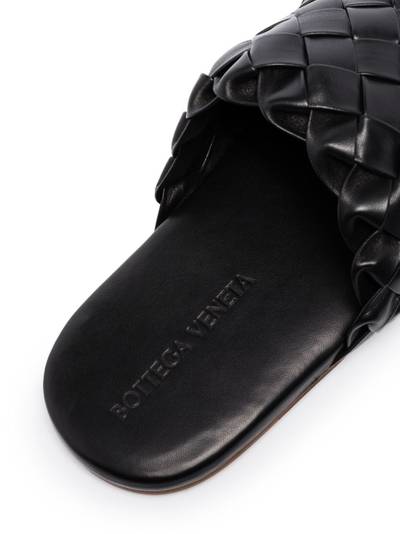 Bottega Veneta Intrecciato woven-strap slides outlook