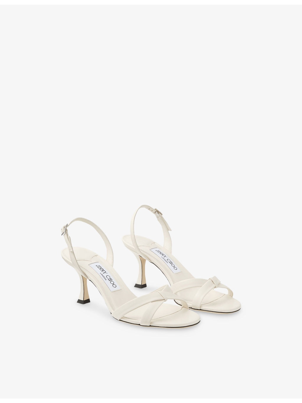 Elsy 70 Leather Heeled Sandals - 3