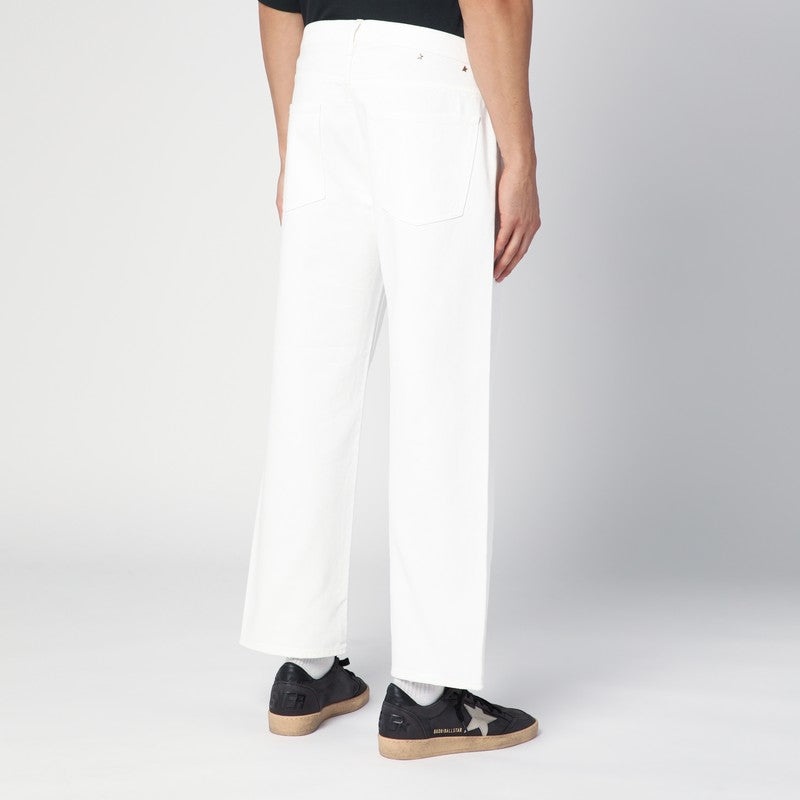 Golden Goose White Straight-Leg Skate Jeans Men - 4