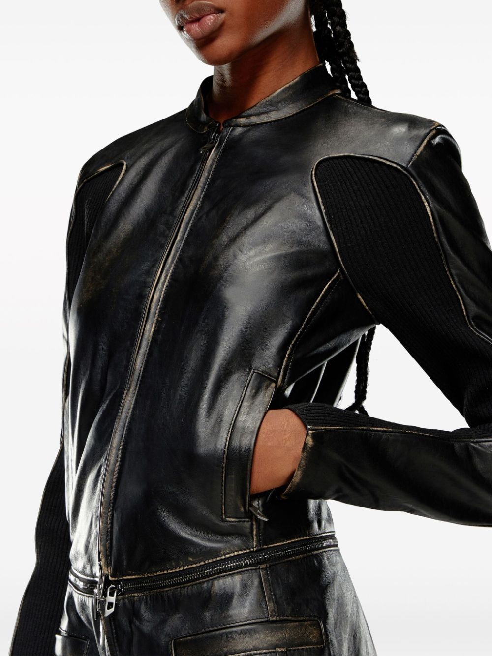 L-Tot leather maxi dress - 4