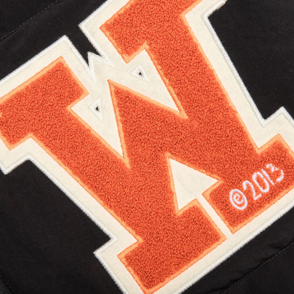 OFF-WHITE C/O VIRGIL ABLOH OW PATCH PUFFER - BLACK/ORANGE - 4