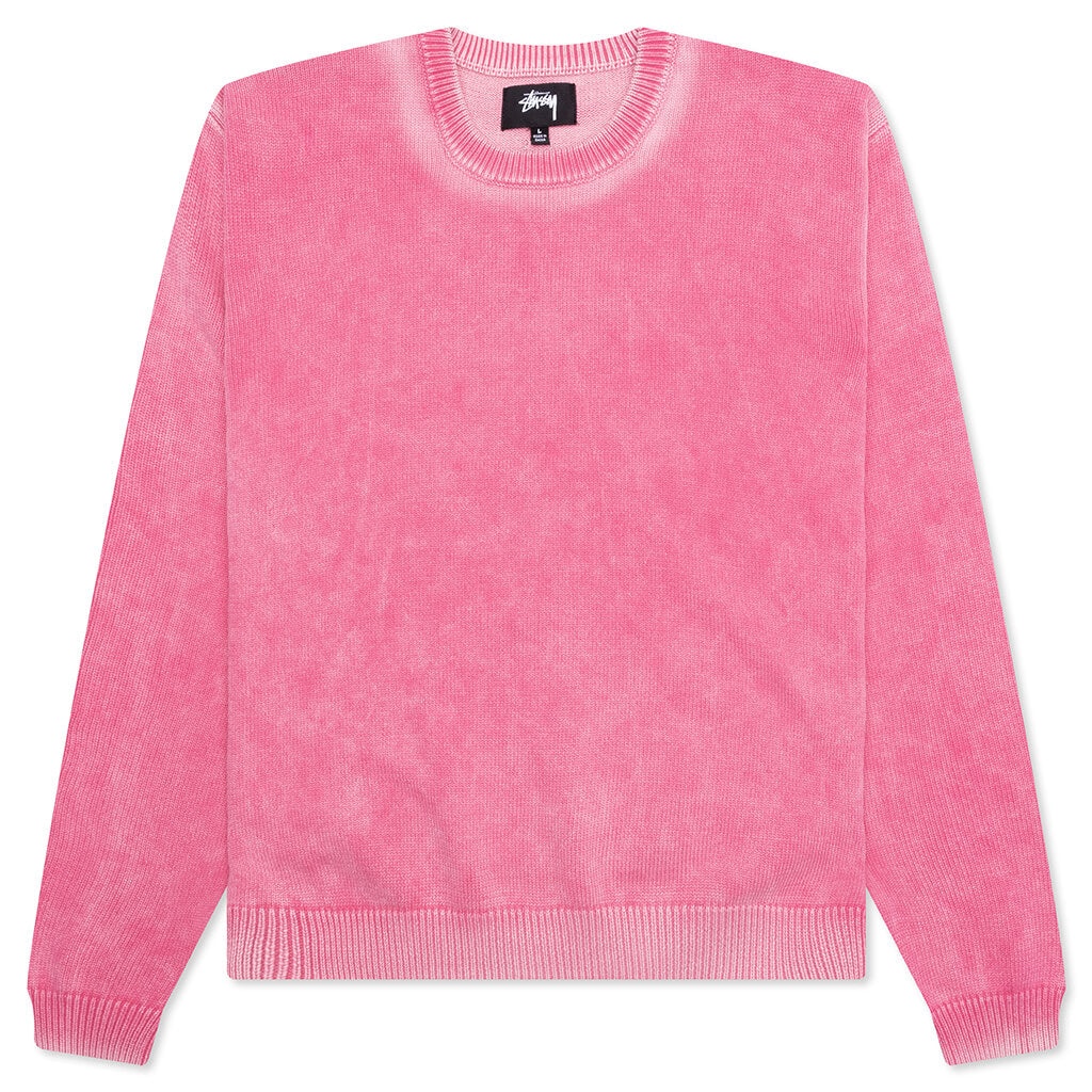 FADED COTTON CREW - PINK - 1