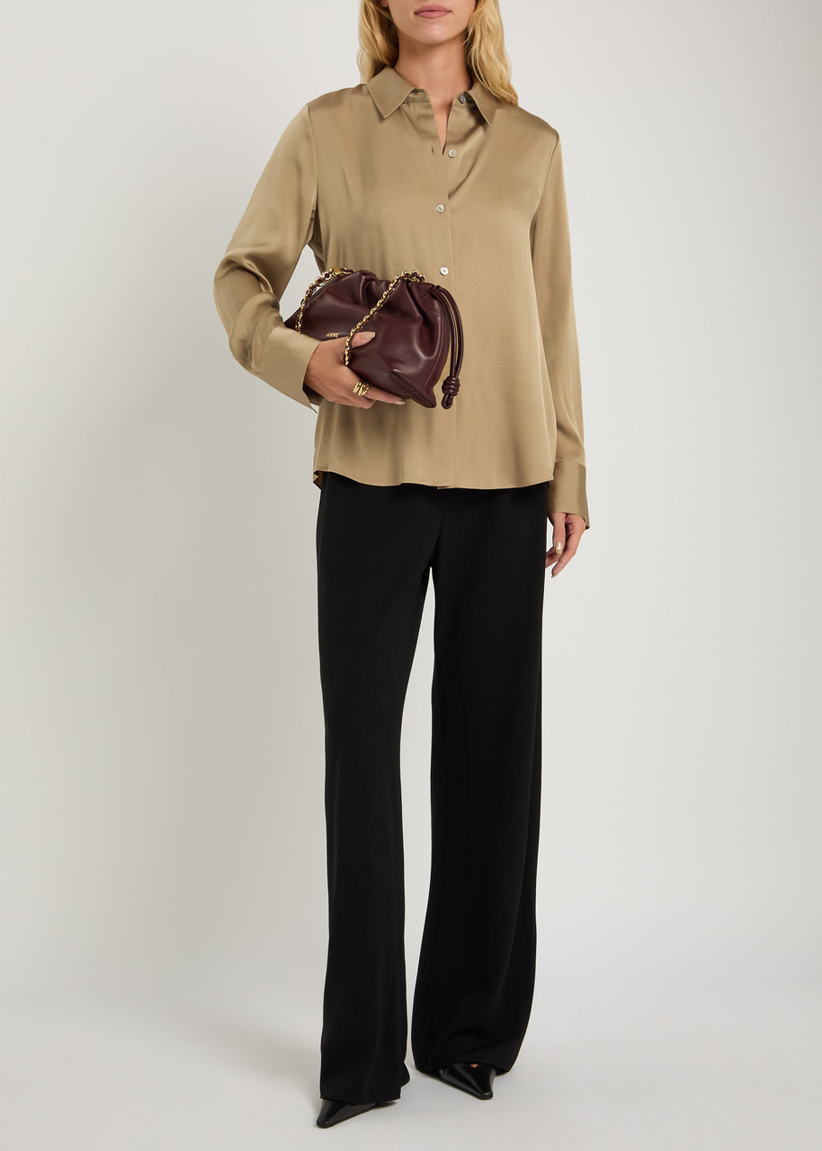 Vince Stretch Silk-blend Shirt - 4