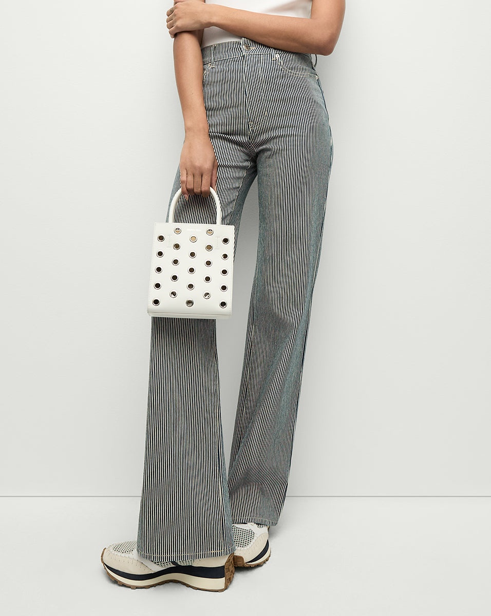 CROSBIE STRIPED WIDE-LEG JEAN - 3