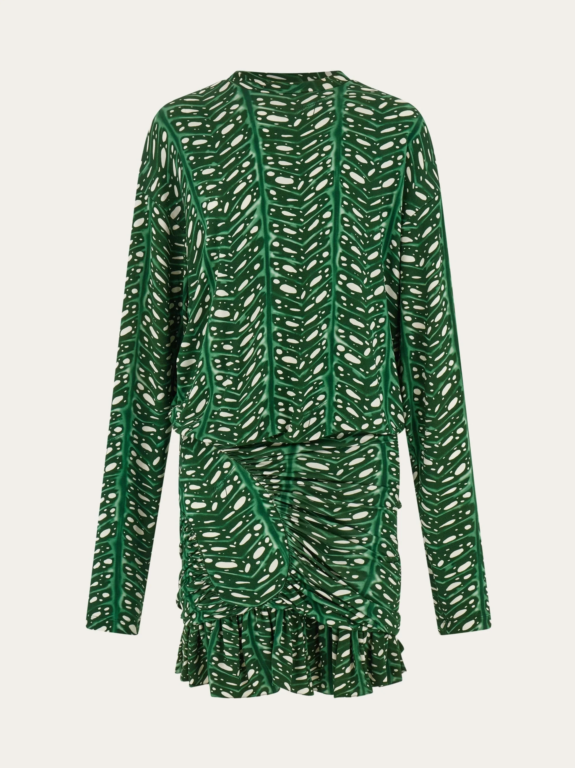 Mini dress with drape detail - 1