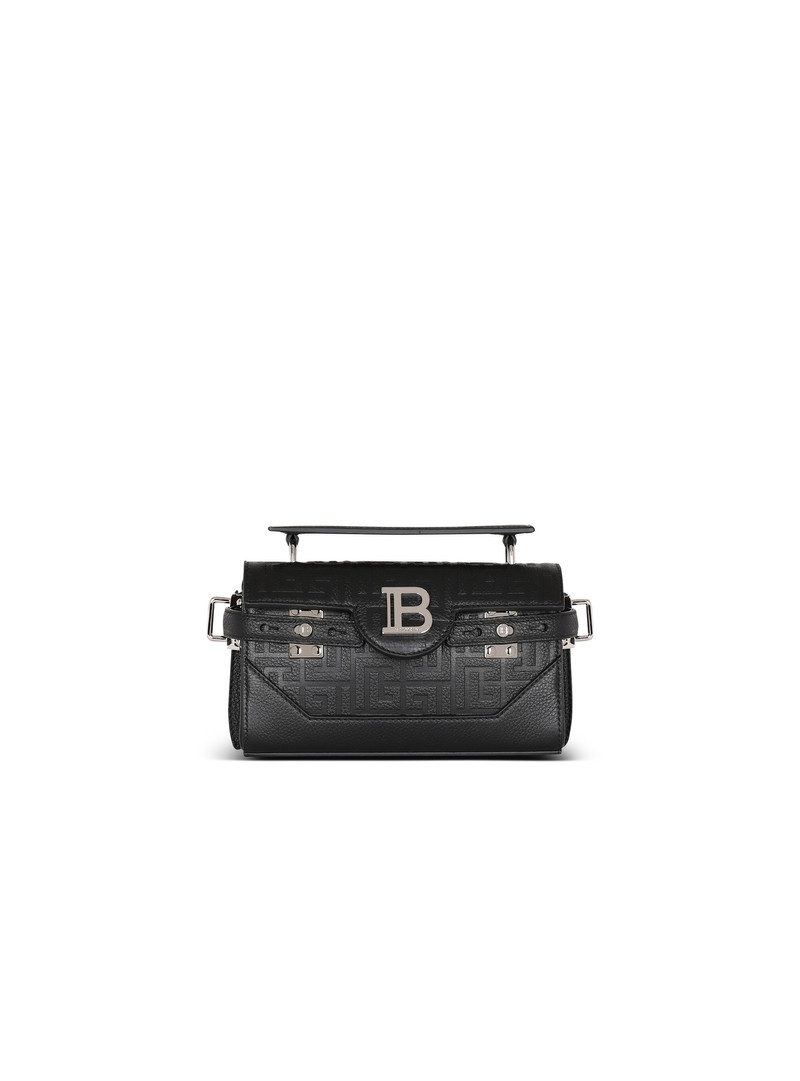 B-Buzz 19 monogrammed canvas and leather bag 1