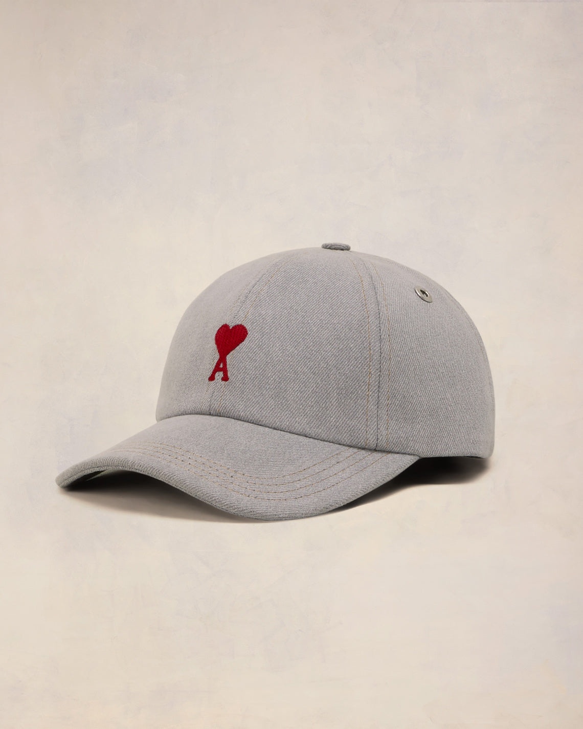 RED AMI DE COEUR EMBROIDERY CAP - 1
