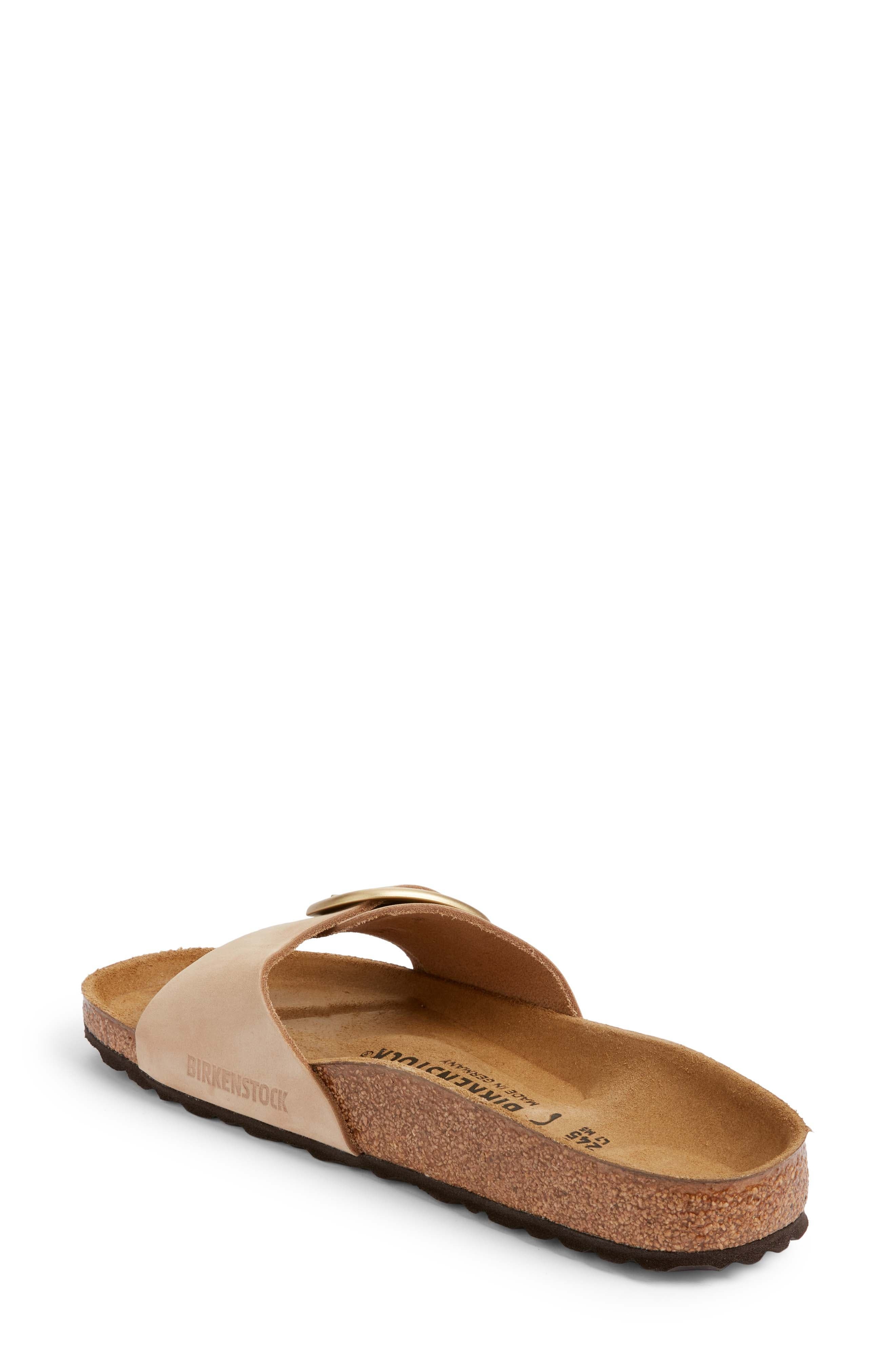 Madrid Big Buckle Slide Sandal - 2