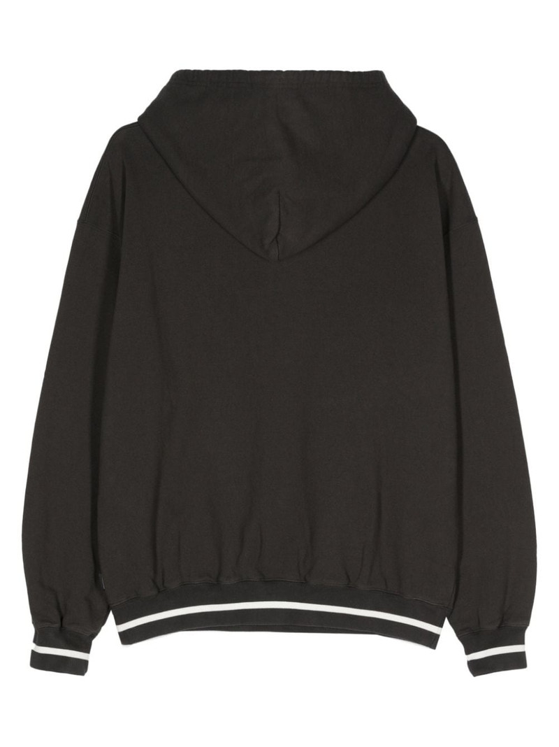 NEIGHBORHOOD College LS logo-print hoodie outlook