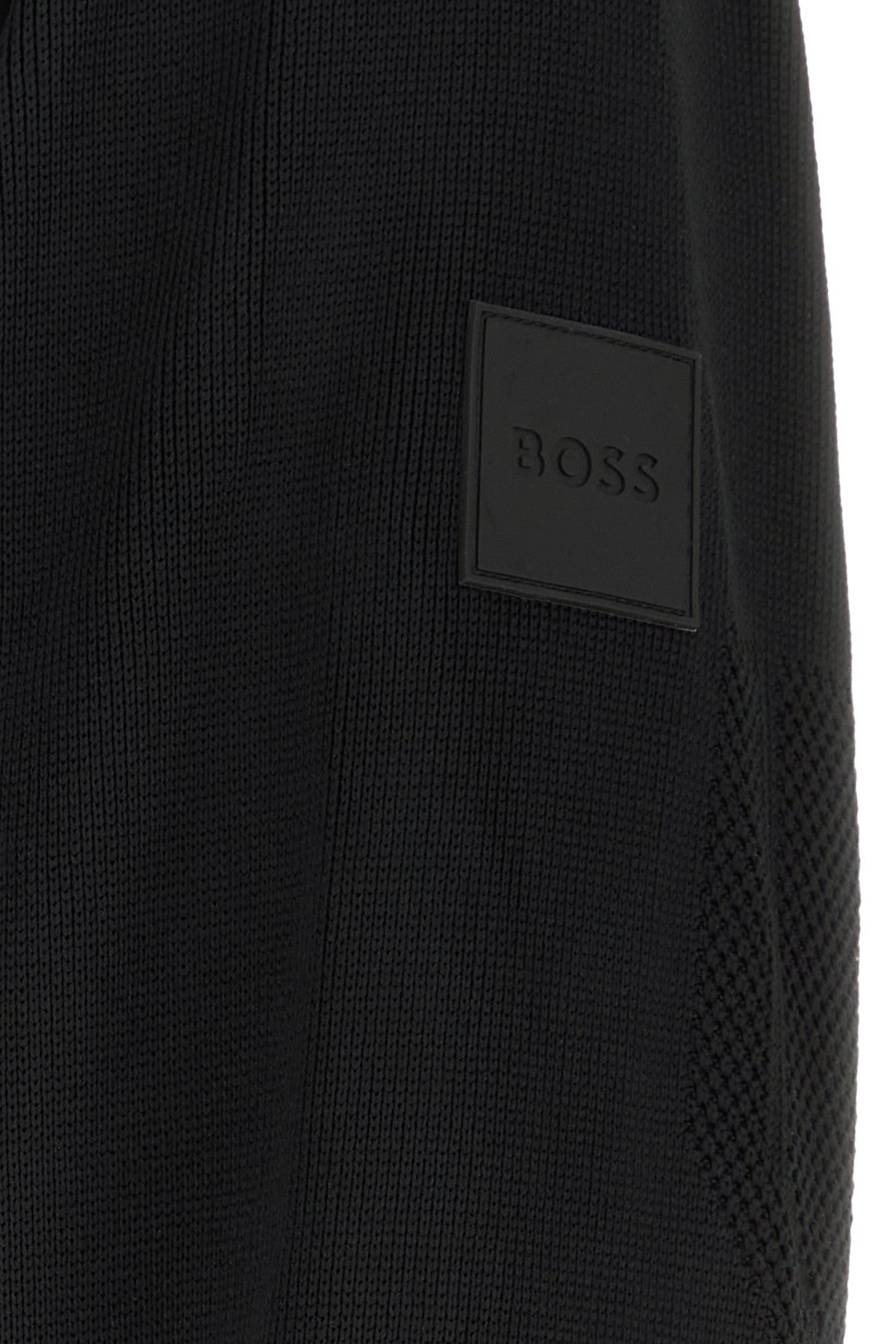 Black stretch polyester Caldino jacket - 3