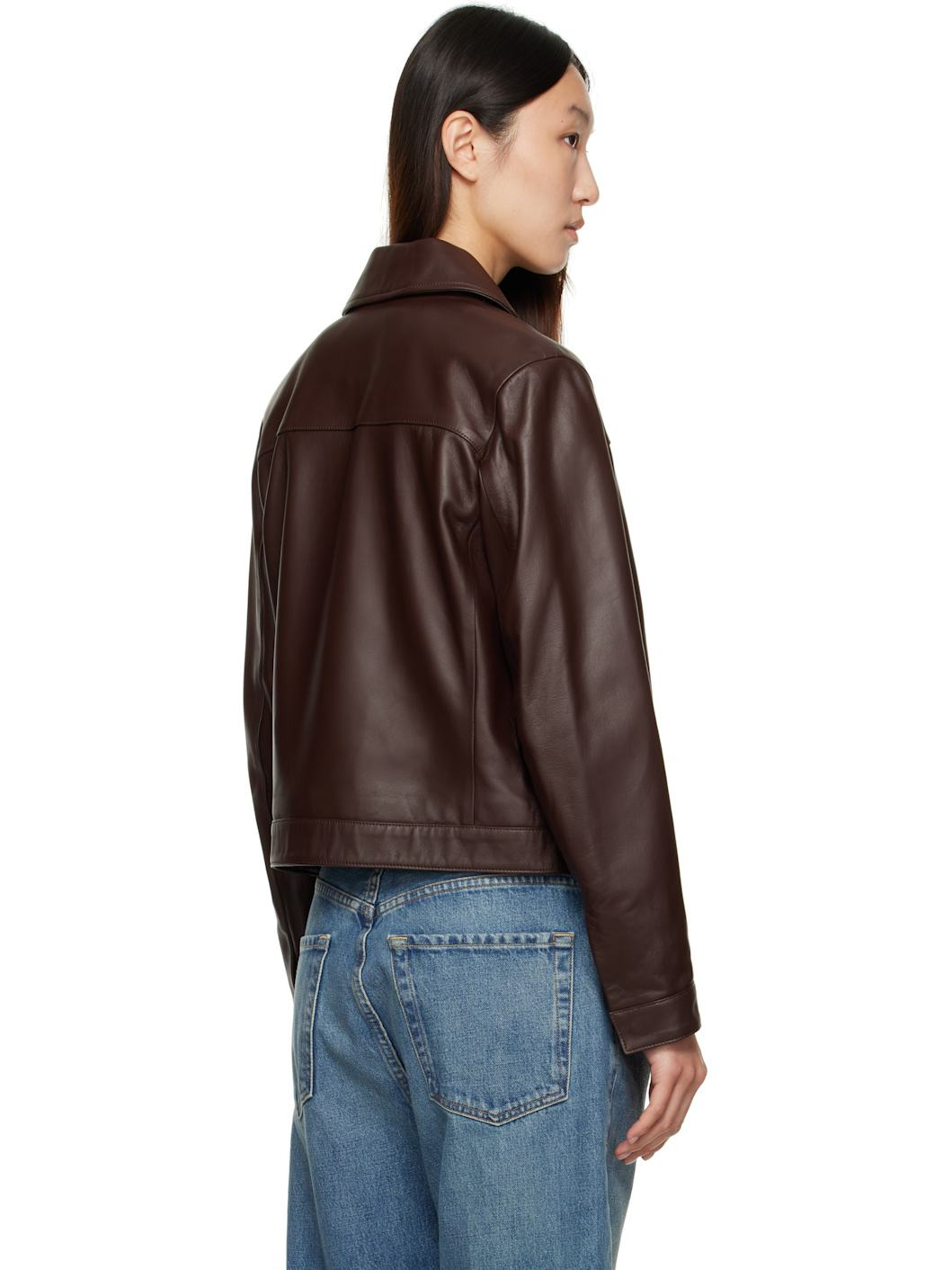 Brown Ascot Leather Jacket - 3