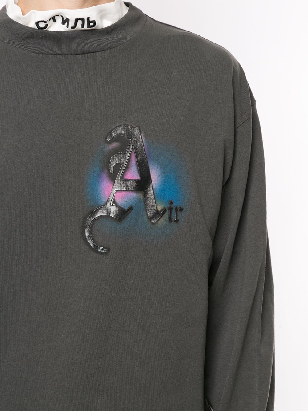 'Air'-print long-sleeve T-shirt - 5