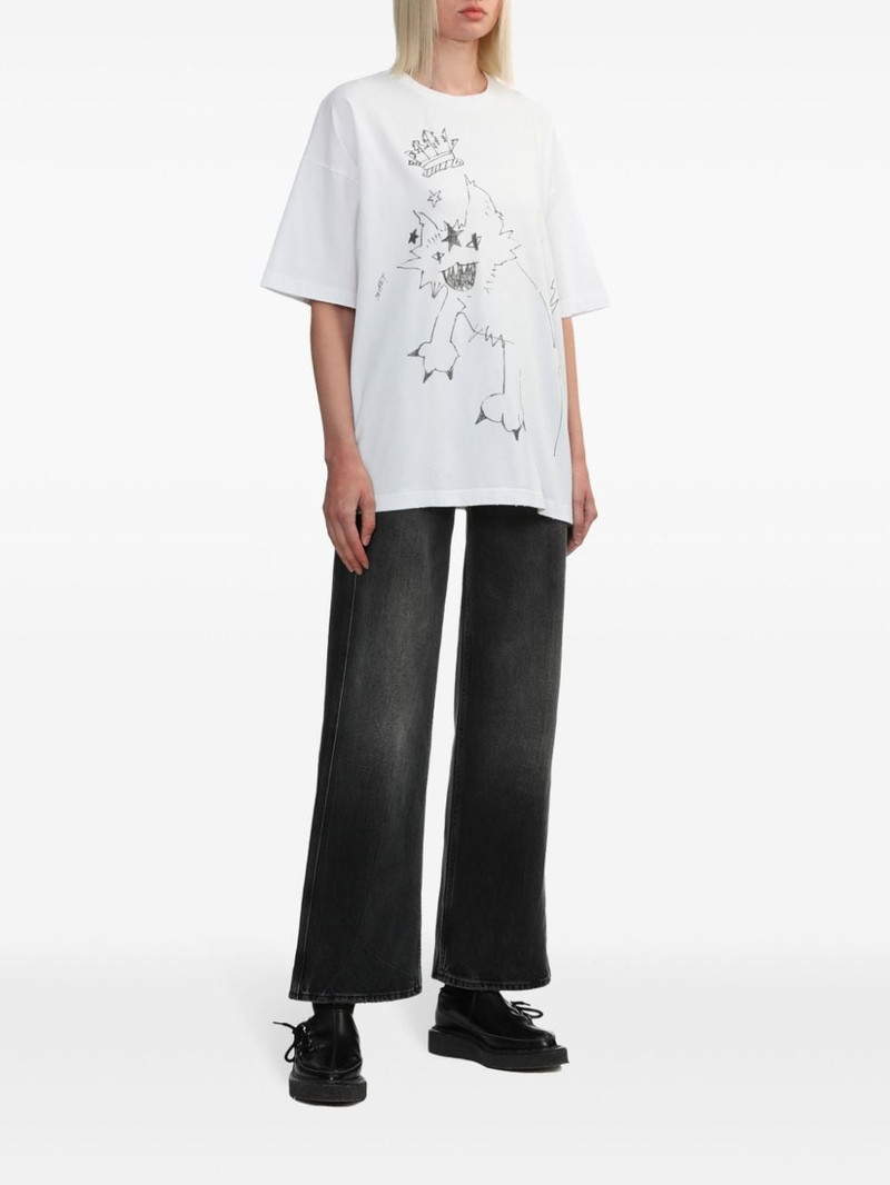 We11done graphic-print T-shirt outlook