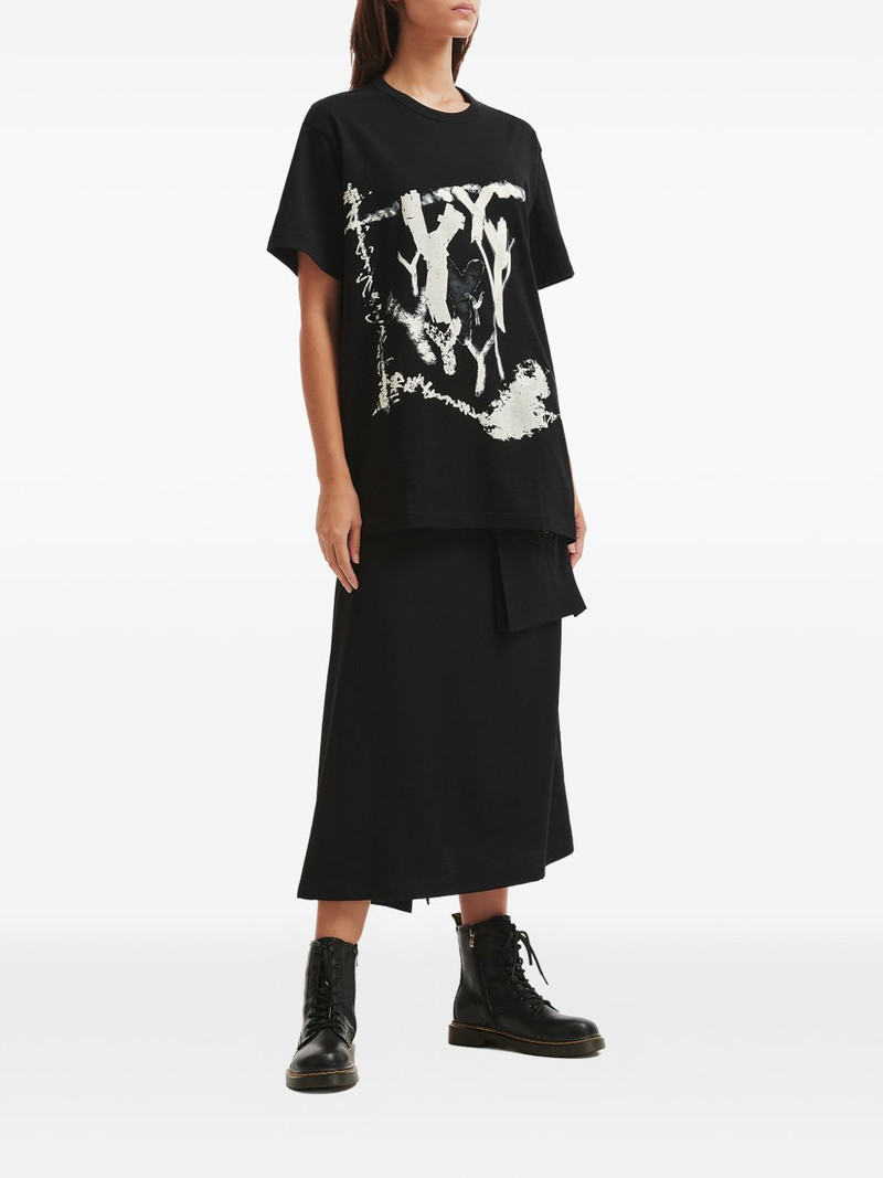 Y's printed T-shirt outlook