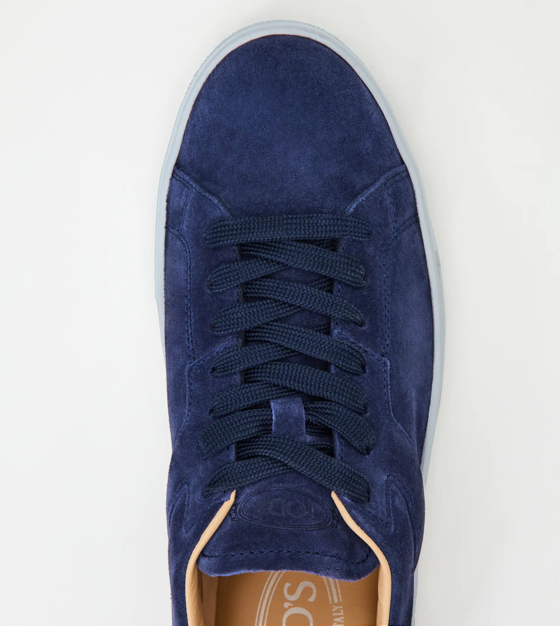 SNEAKERS IN SUEDE - BLUE - 4