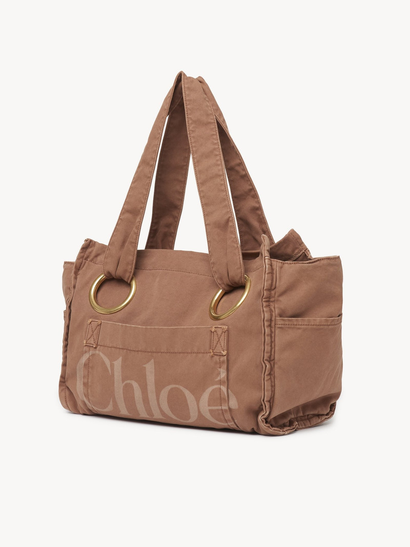 CHLOÉ PLAGE TOTE BAG IN COTTON 3