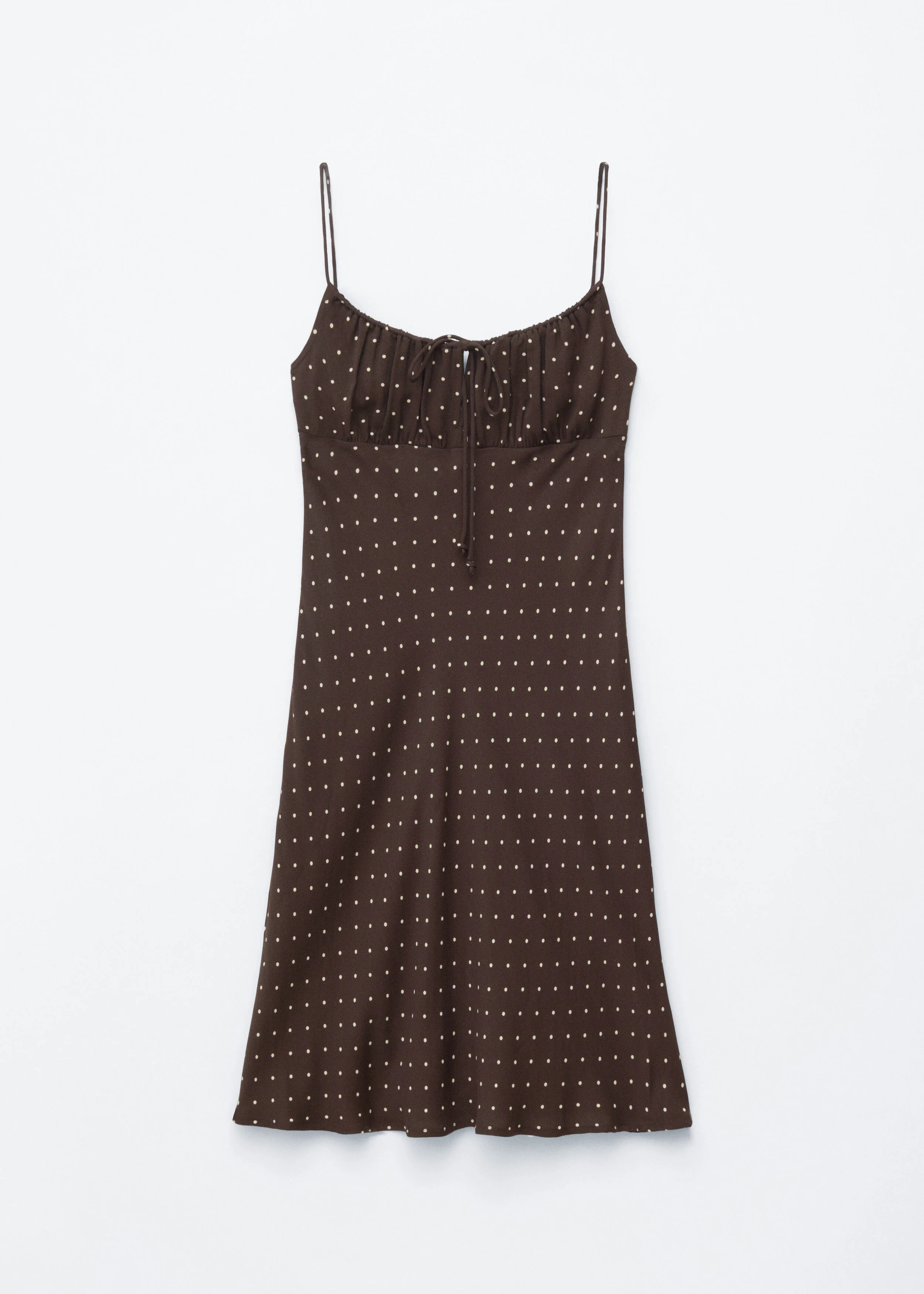 Drawstring Mini Dress - 1