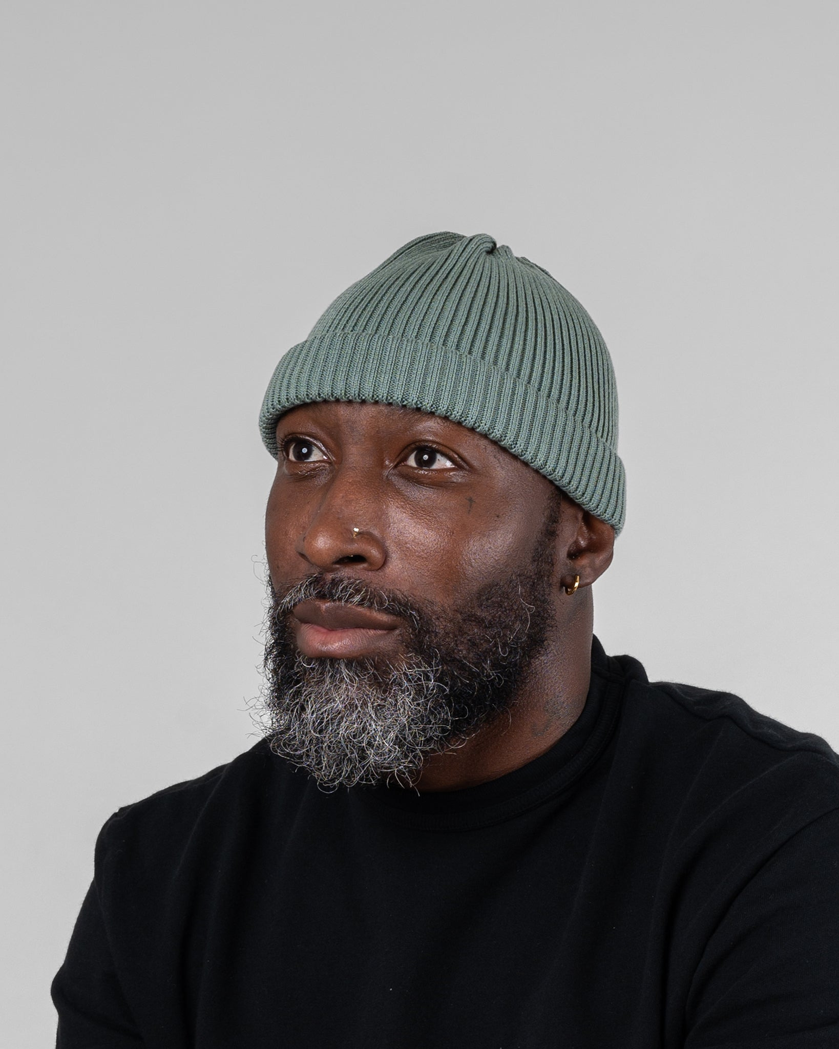 ROT-5021-SGRN ROTOTO - Cotton Roll Up Hat - Sea Green - 2