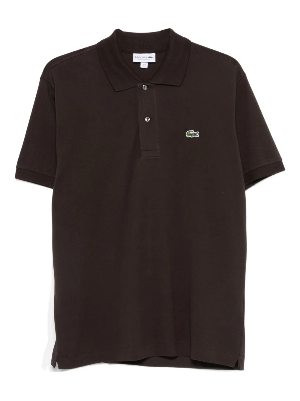 logo-detail button polo shirt - 1