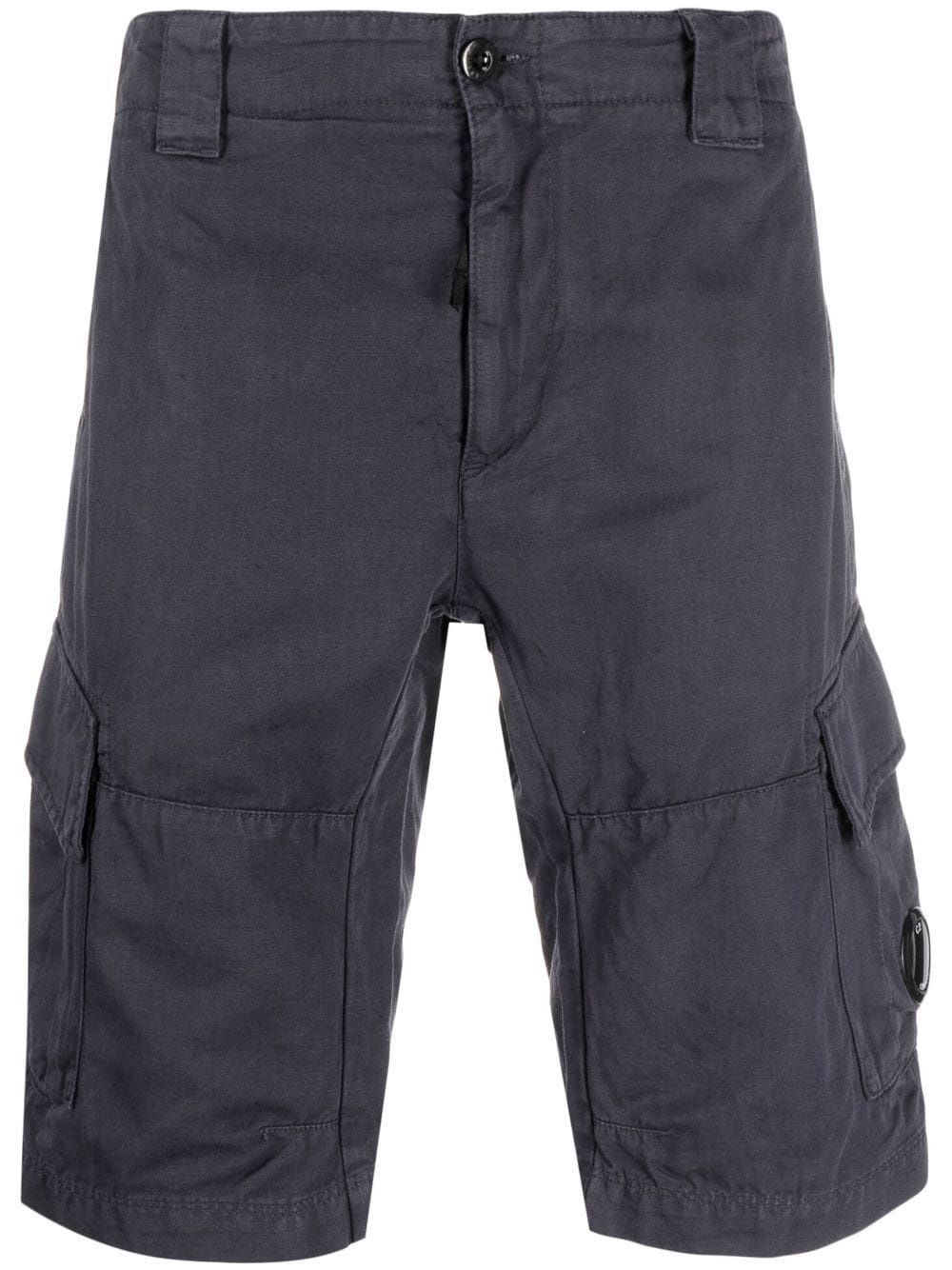 multi-pocket knee-length cargo shorts - 1