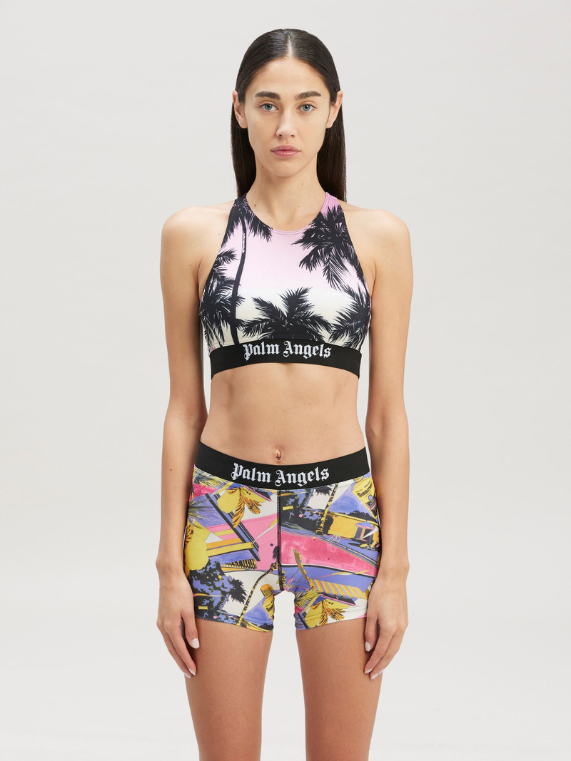 Pink Sunset Logo Sport Top 3