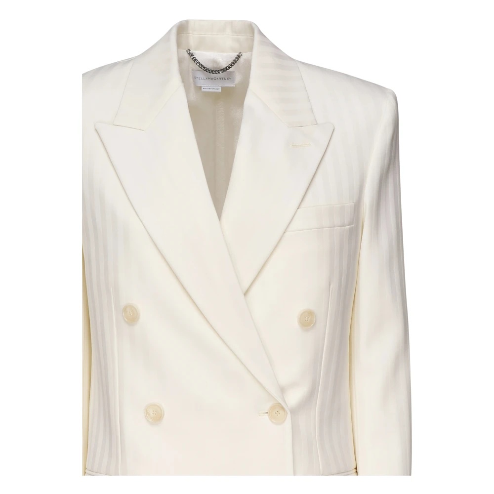 ジャケット STELLA MCCARTNEY Women Jackets 650149STA49 9210 WHITE Adidas Women's Stella McCartney Short Puffer Jacket, Cloud
