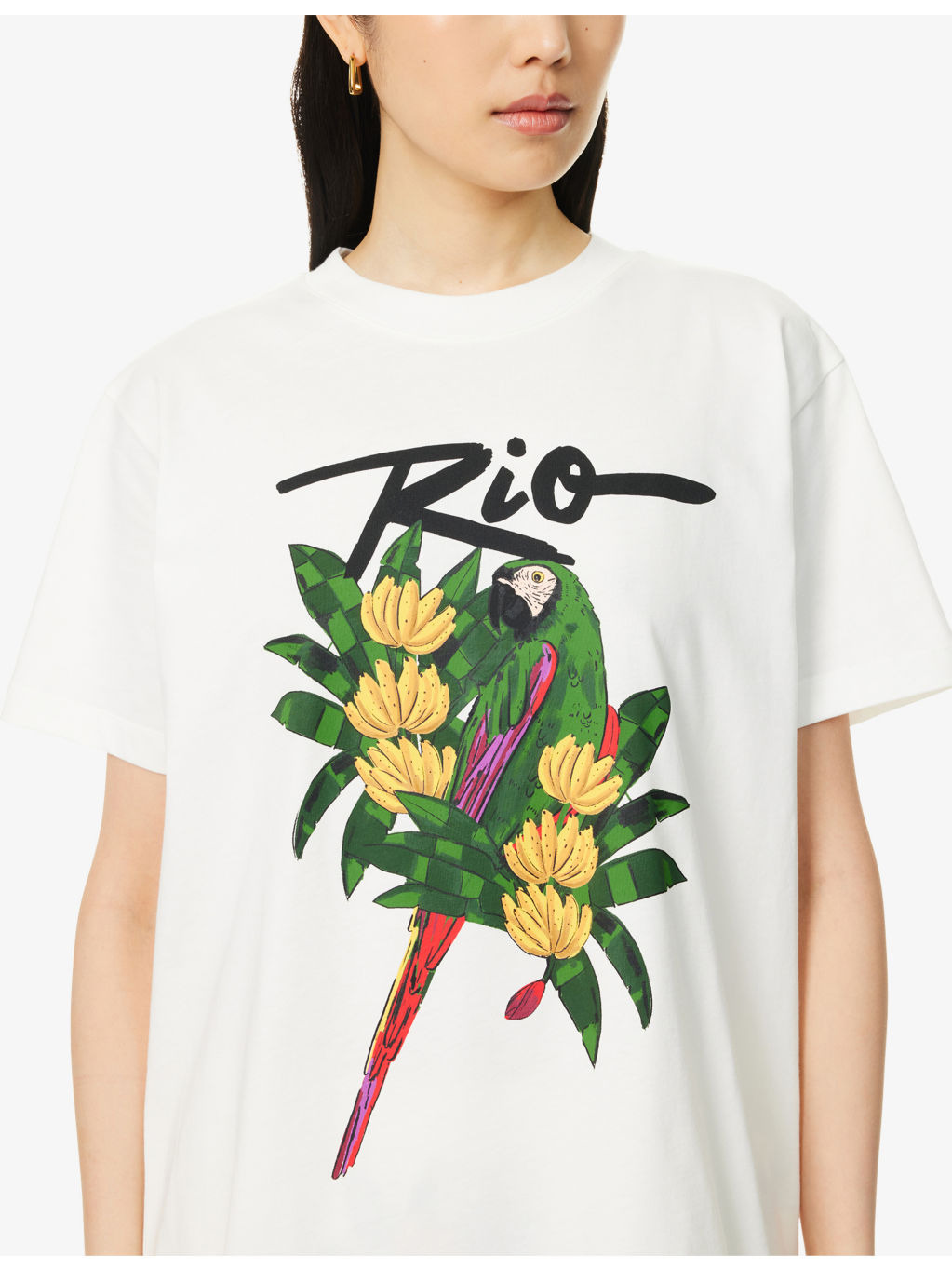 Relaxed-Fit Rio Macaw Cotton-Jersey T-shirt - 5