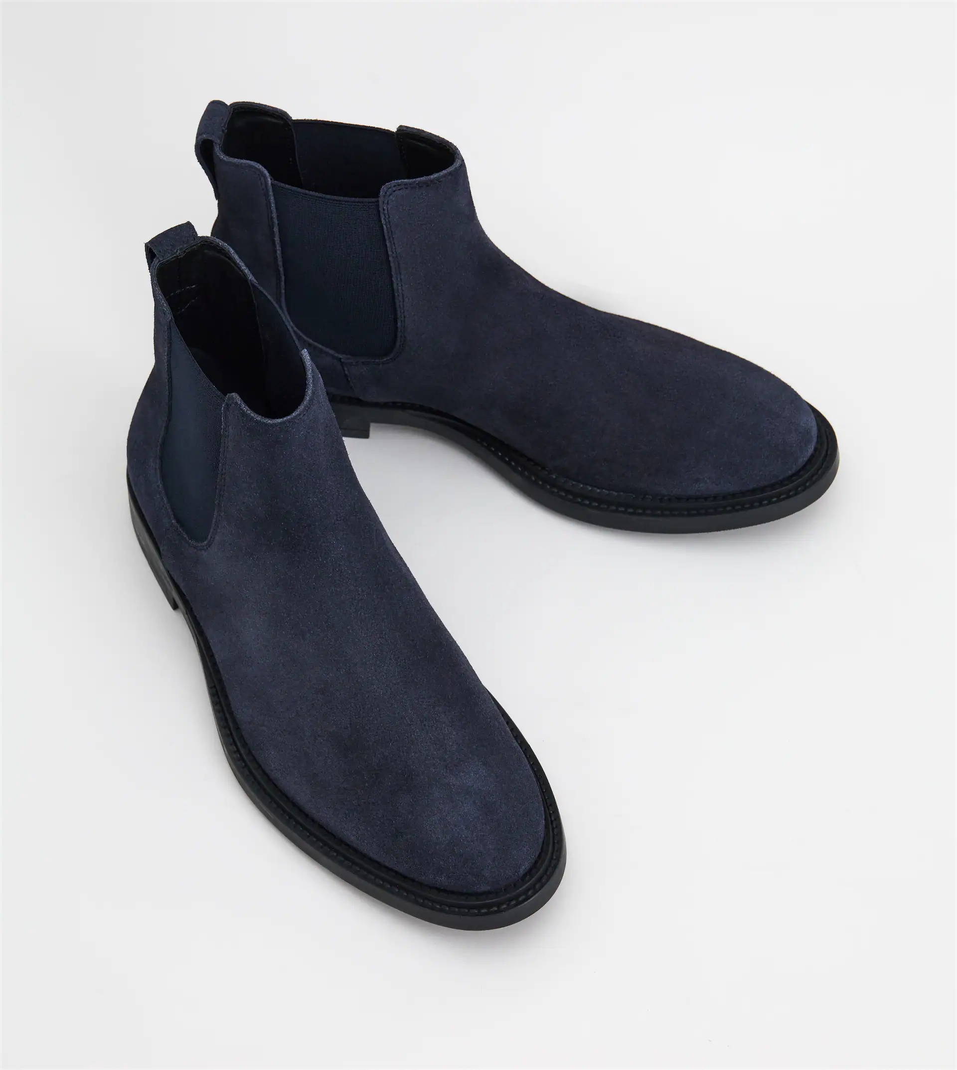 ANKLE BOOTS IN SUEDE - BLUE - 2