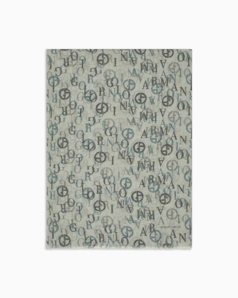 PRINTED CASHMERE AND MODAL STOLE 1