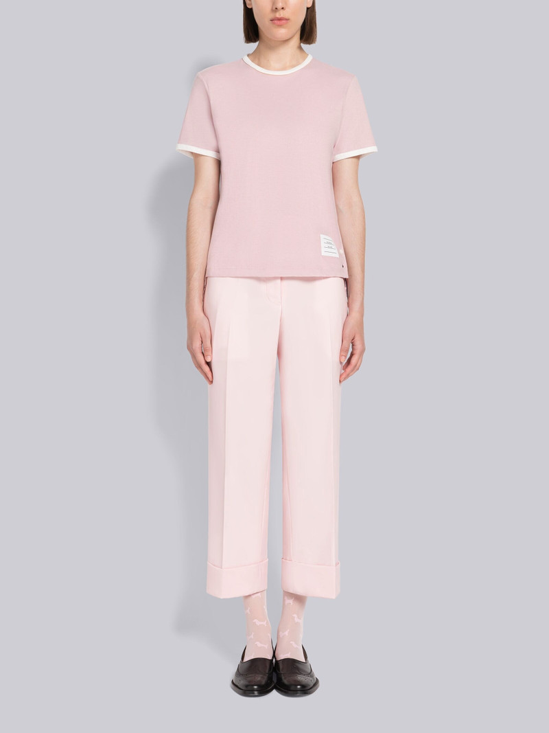 Melange Jersey Short Sleeve Ringer Tee 4