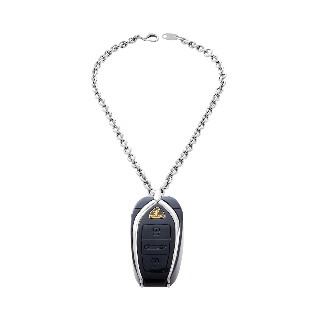 Balenciaga | Automobili Lamborghini Car Key Necklace  in Silver/black - 2