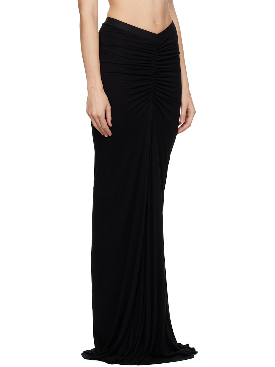 Black Porterville Poppy Maxi Skirt - 2